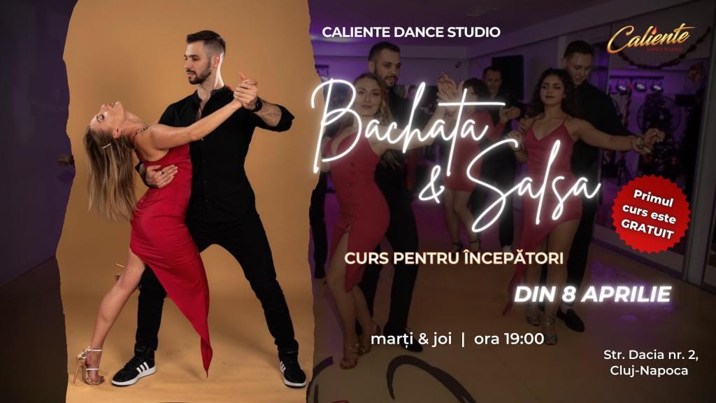 Afiș pentru curs de dans